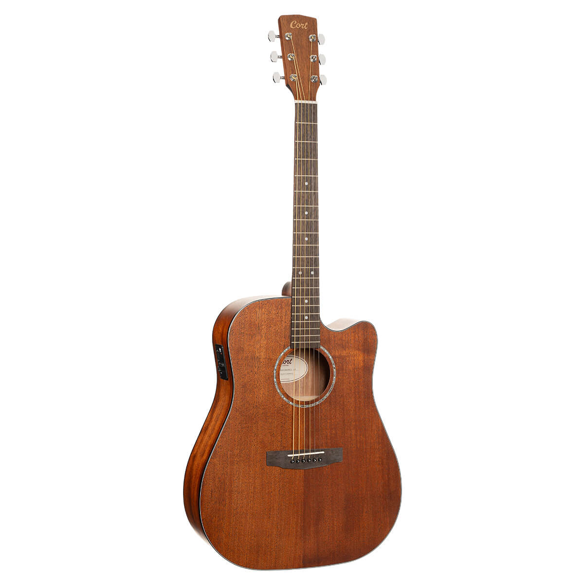 Cort Earth 60 CE Solid Mahogany Top Acoustic Guitar